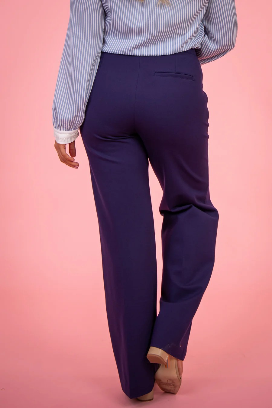 Tummy Control Button Wide Leg Pant(BUY 2 FREE SHIPPING)