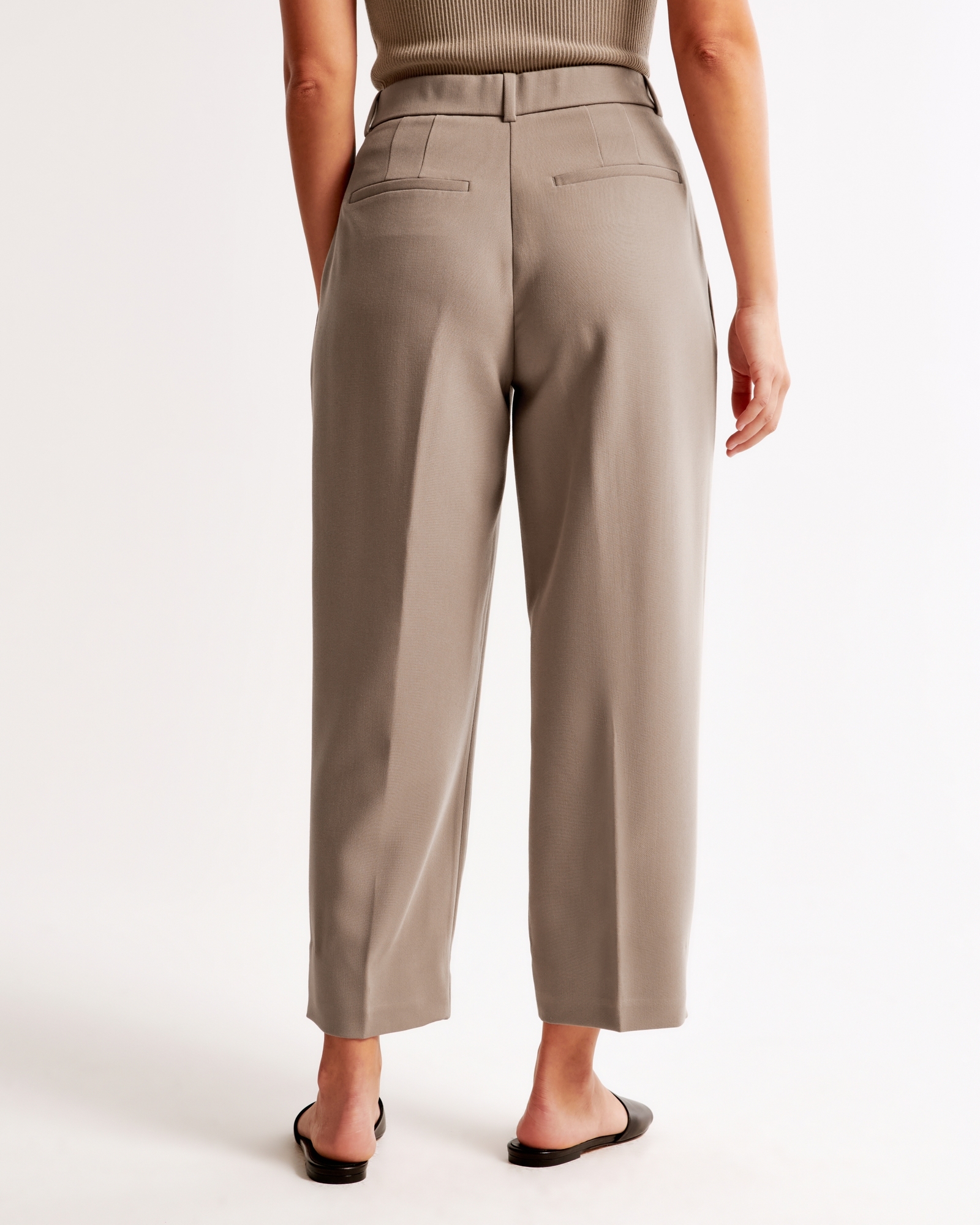 Ankle Grazing Tapered Tailored Pant (Buy 2 Free Shipping)