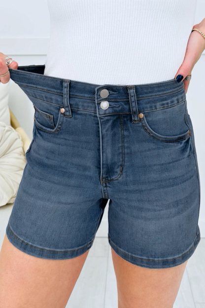 Tummy Control Double Waistband Cooling Shorts (Buy 2 Free Shipping)