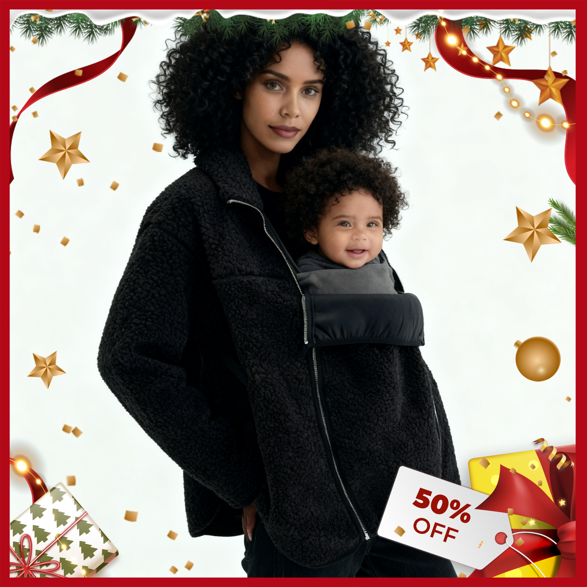 MAMA Before & After Babywearing Fleece Jacket & Vest (Buy 2 Free Shipping)