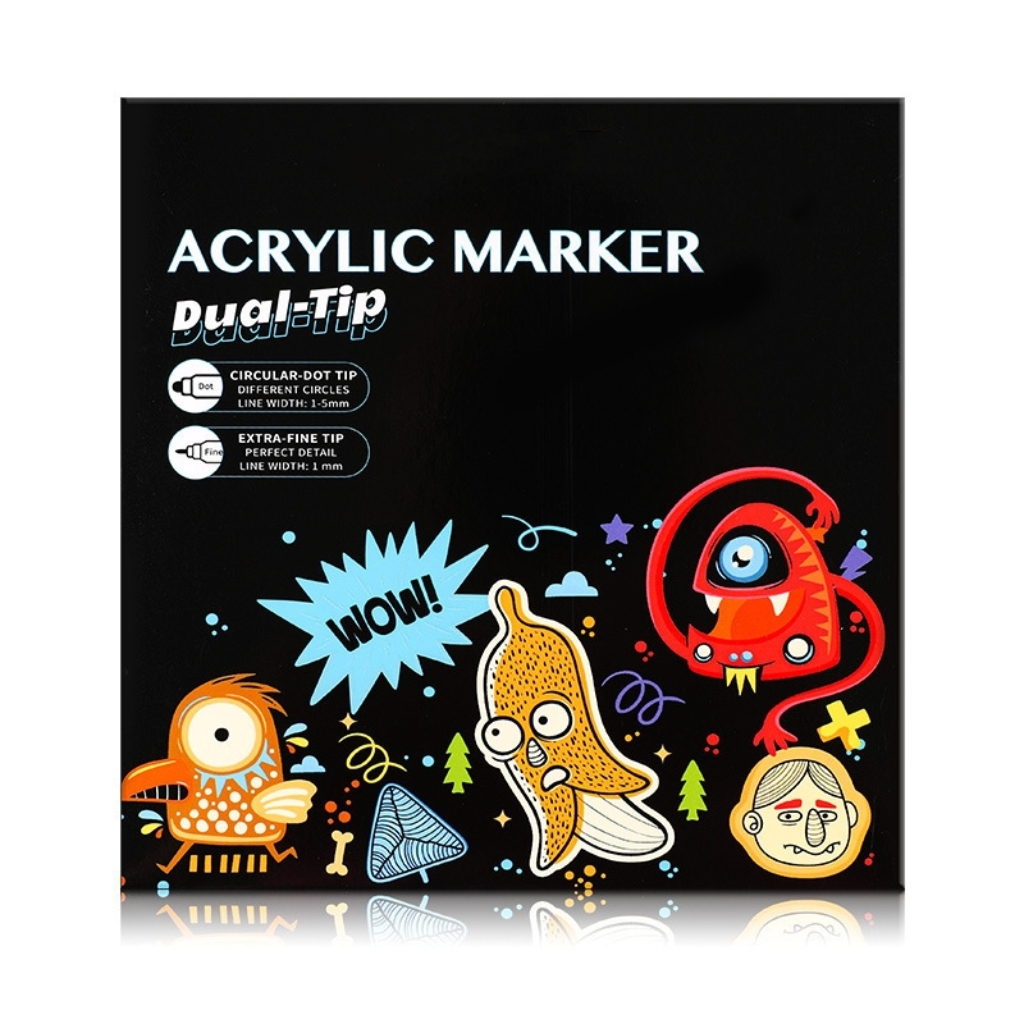 Dual-Tip Colorful Marker Pen Set (Buy 6 Free Shipping)