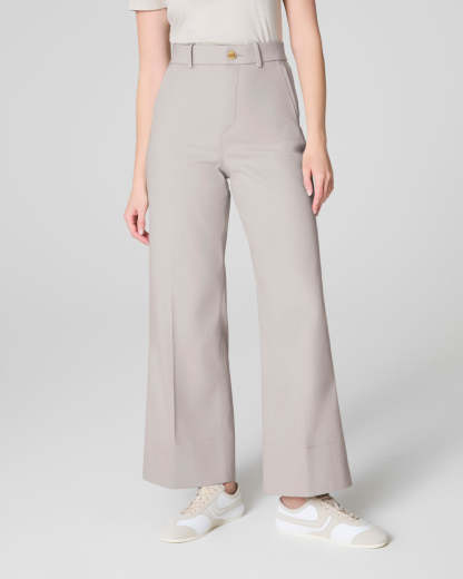 Tummy Control Stretch Twill Wide Leg Pant (Buy 2 Free Shipping)