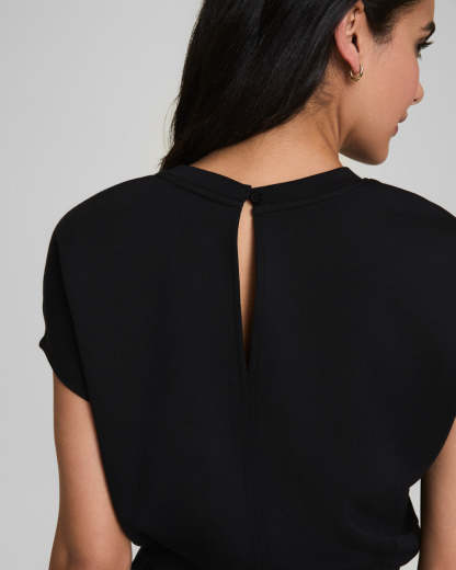 AirEssentials Cap Sleeve Cinched Jumpsuit (Buy 2 Free Shipping)