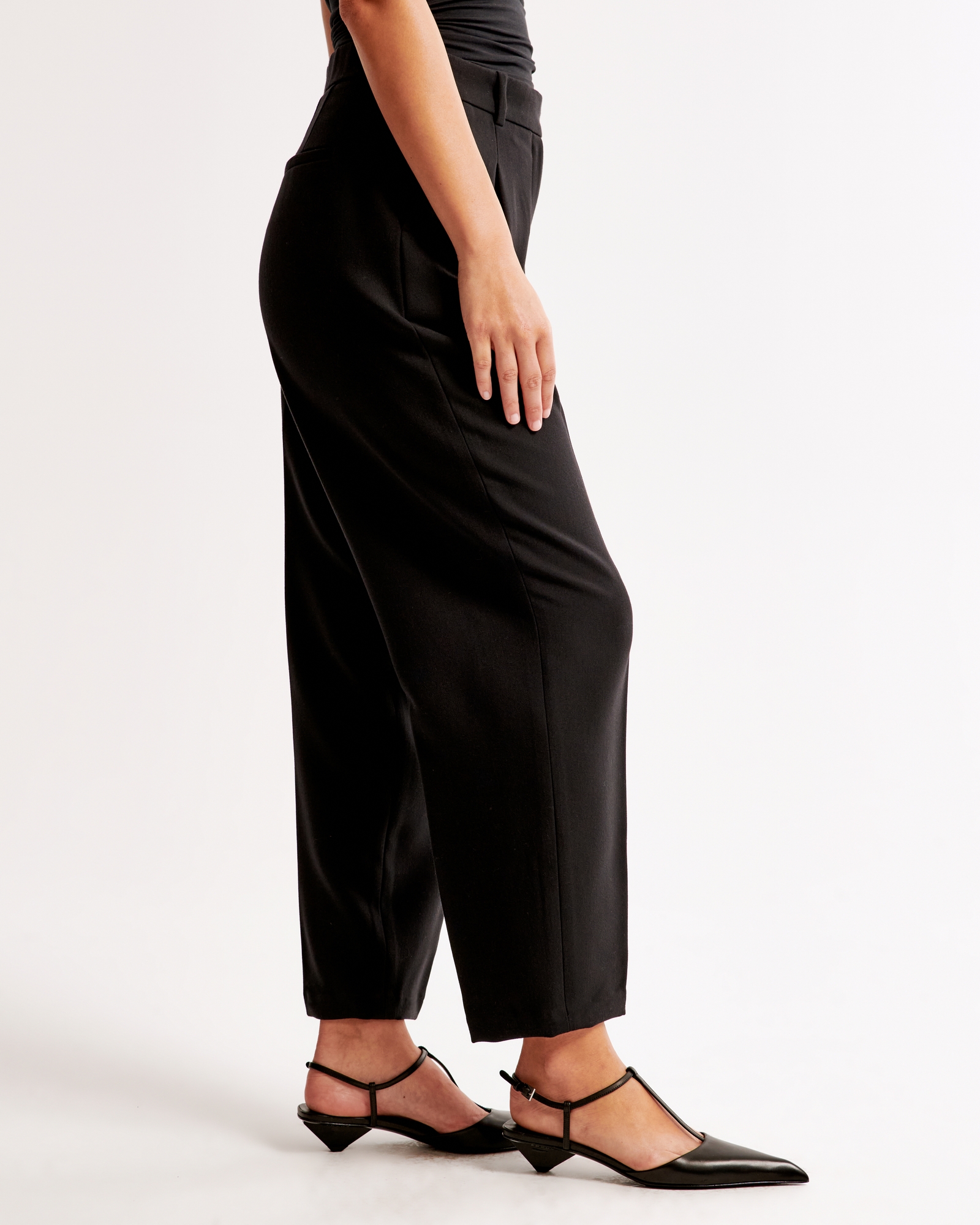 Ankle Grazing Tapered Tailored Pant (Buy 2 Free Shipping)