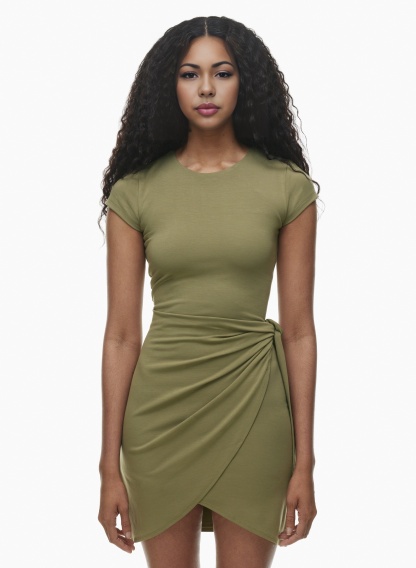 Shaping Wrap Mini Dress (Buy 2 Free Shipping)