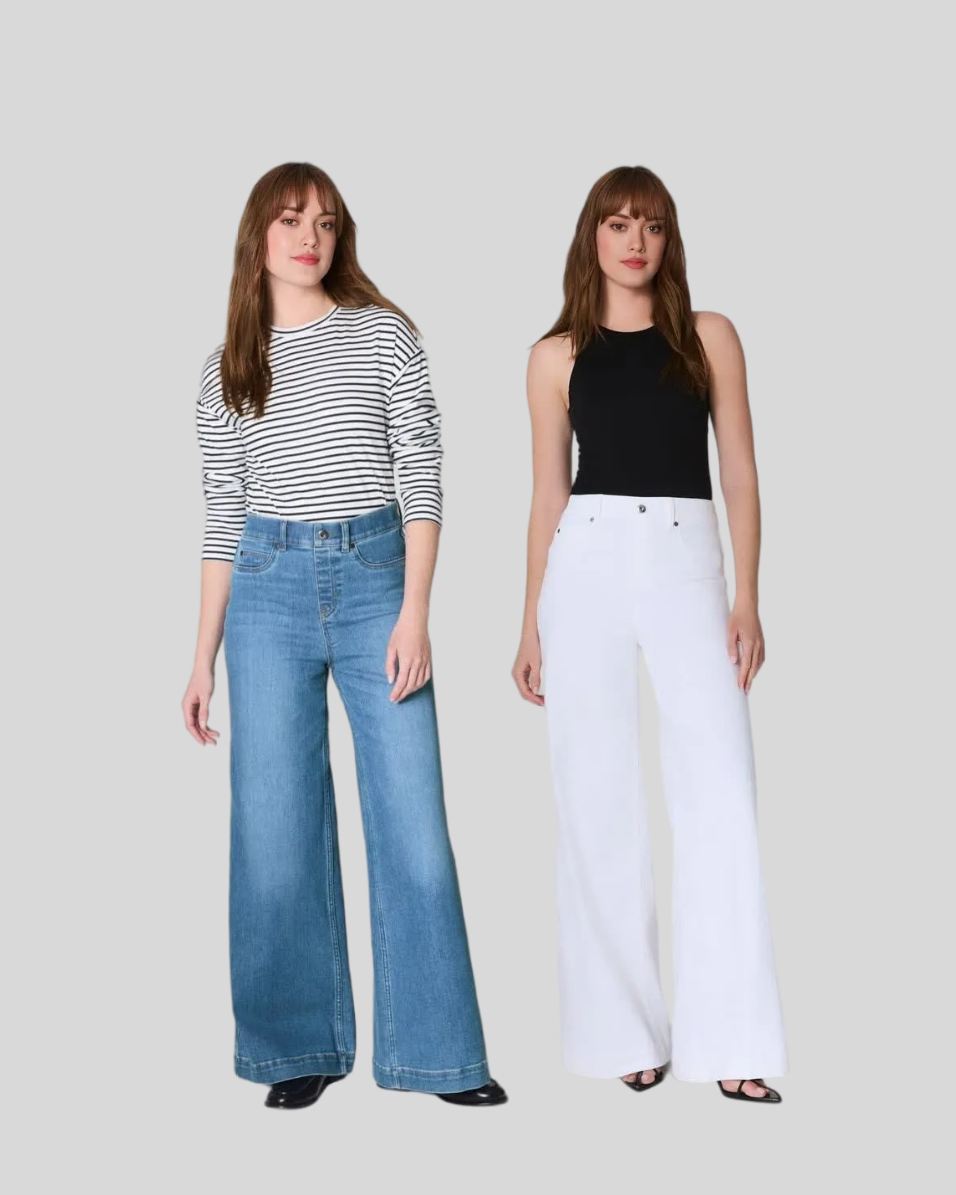 Shape EveryWear Wide Leg Jeans (Buy 2 Free Shipping)