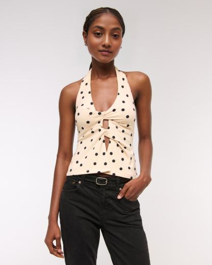 Bra-Free Twist Halter Cutout Top (Buy 2 Free Shipping)