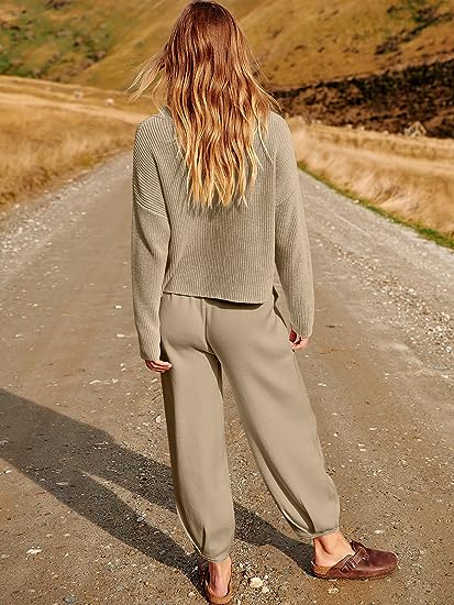 Fall Knit Top Sweater Set(Buy 2 Free Shipping)