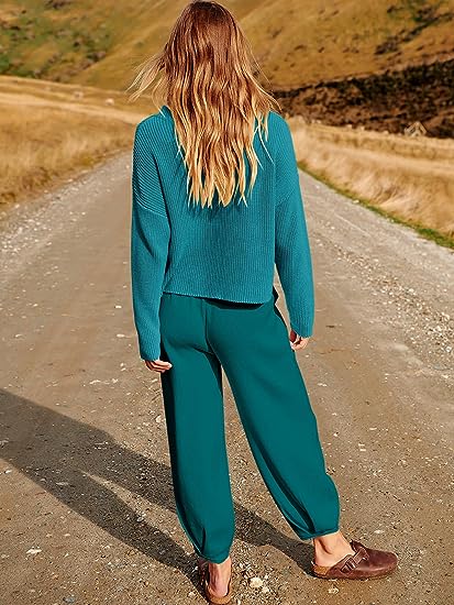 Fall Knit Top Sweater Set(Buy 2 Free Shipping)