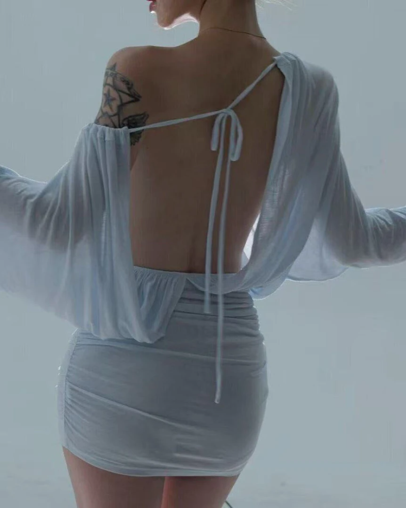 One-Shoulder Backless Dress (Buy 2 Free Shipping)