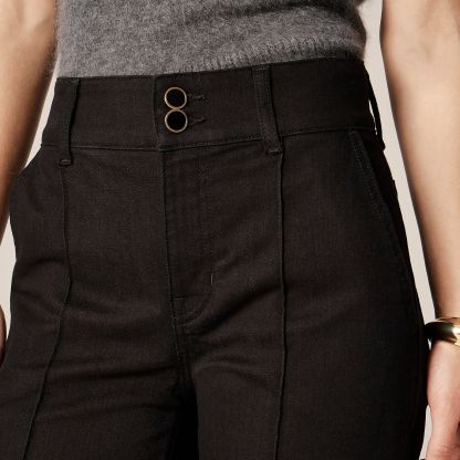 Stacked Buttons Trouser Jean