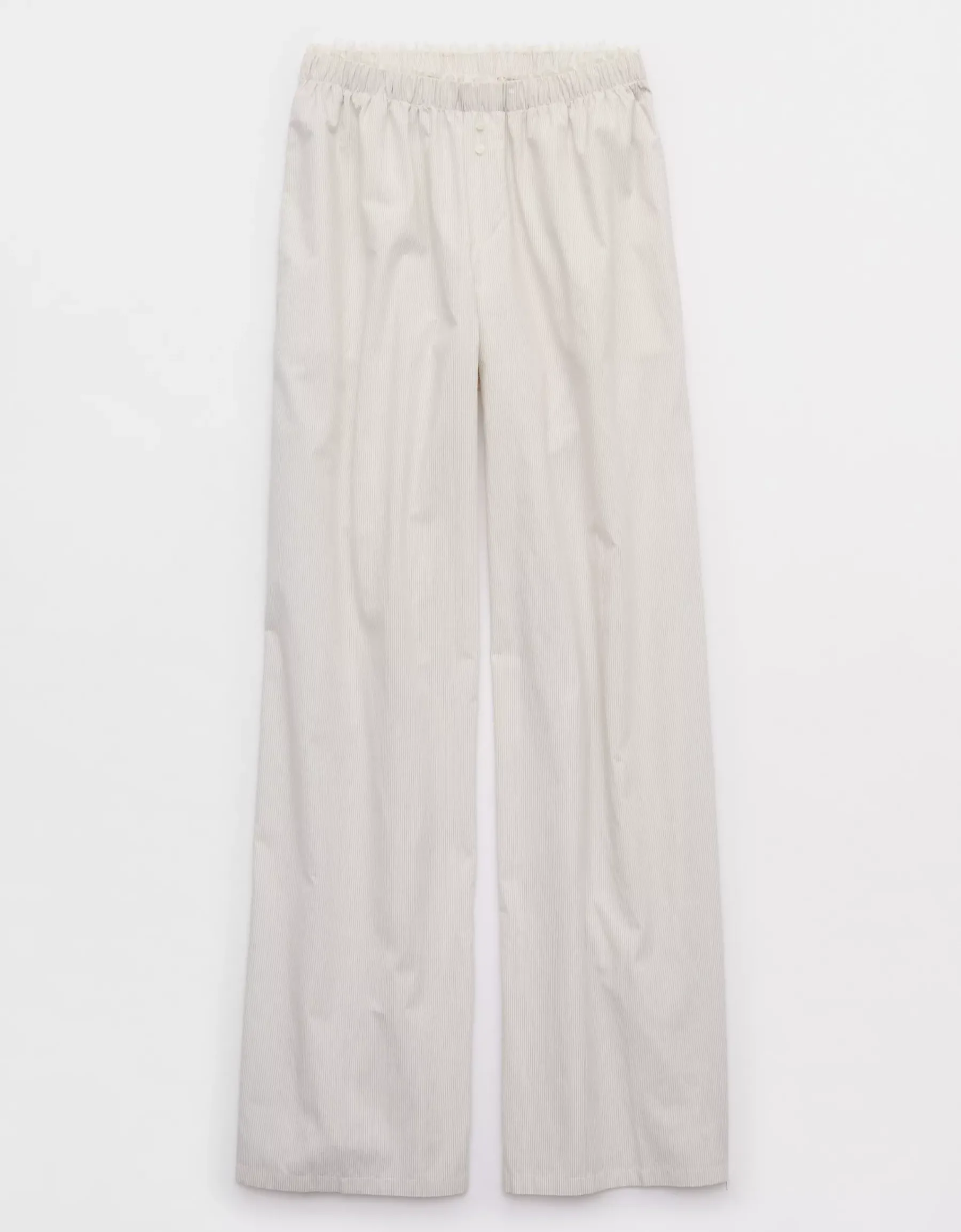 Off-Duty Wide Leg Poplin Trouser PJ(Buy 2 Free Shipping)