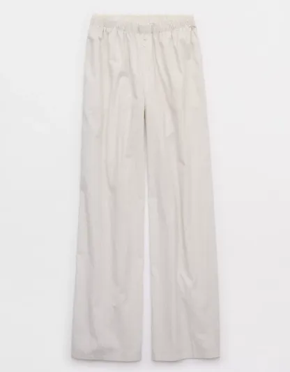 Off-Duty Wide Leg Poplin Trouser PJ(Buy 2 Free Shipping)