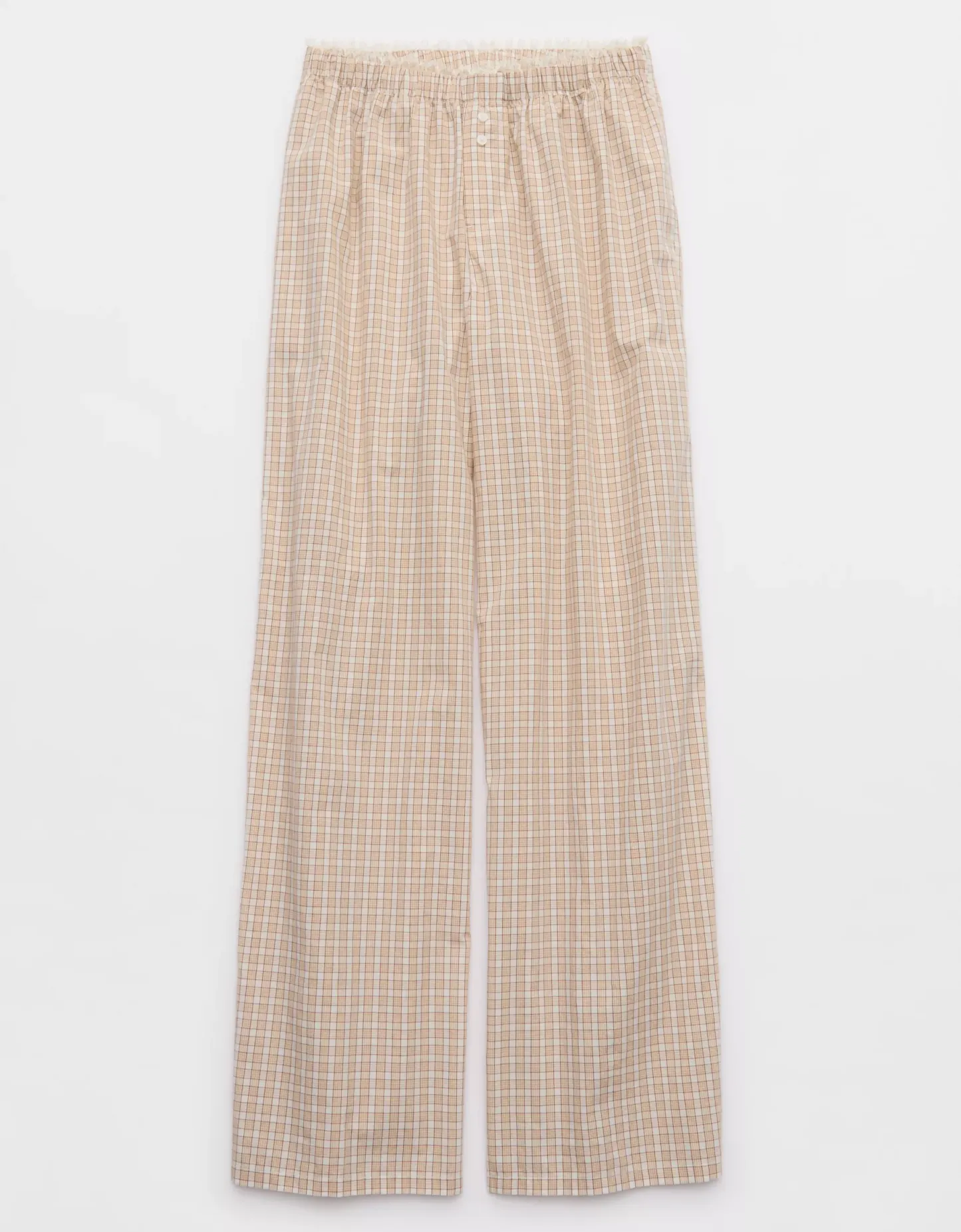 Off-Duty Wide Leg Poplin Trouser PJ(Buy 2 Free Shipping)