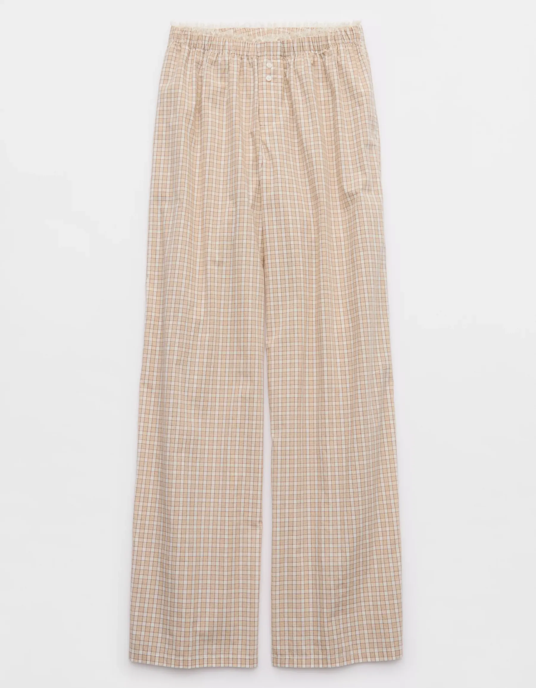 Off-Duty Wide Leg Poplin Trouser PJ(Buy 2 Free Shipping)