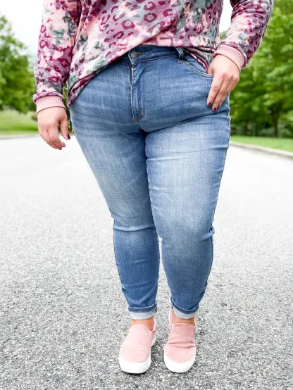 High Rise Tummy Control Skinny Jeans (Buy 2 Free Shipping)