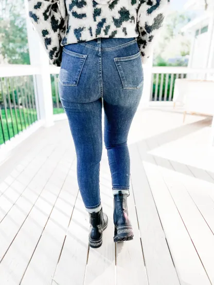 High Rise Tummy Control Skinny Jeans (Buy 2 Free Shipping)