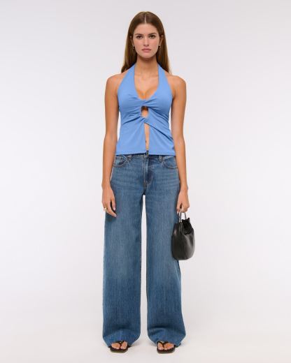 Bra-Free Twist Halter Cutout Top (Buy 2 Free Shipping)