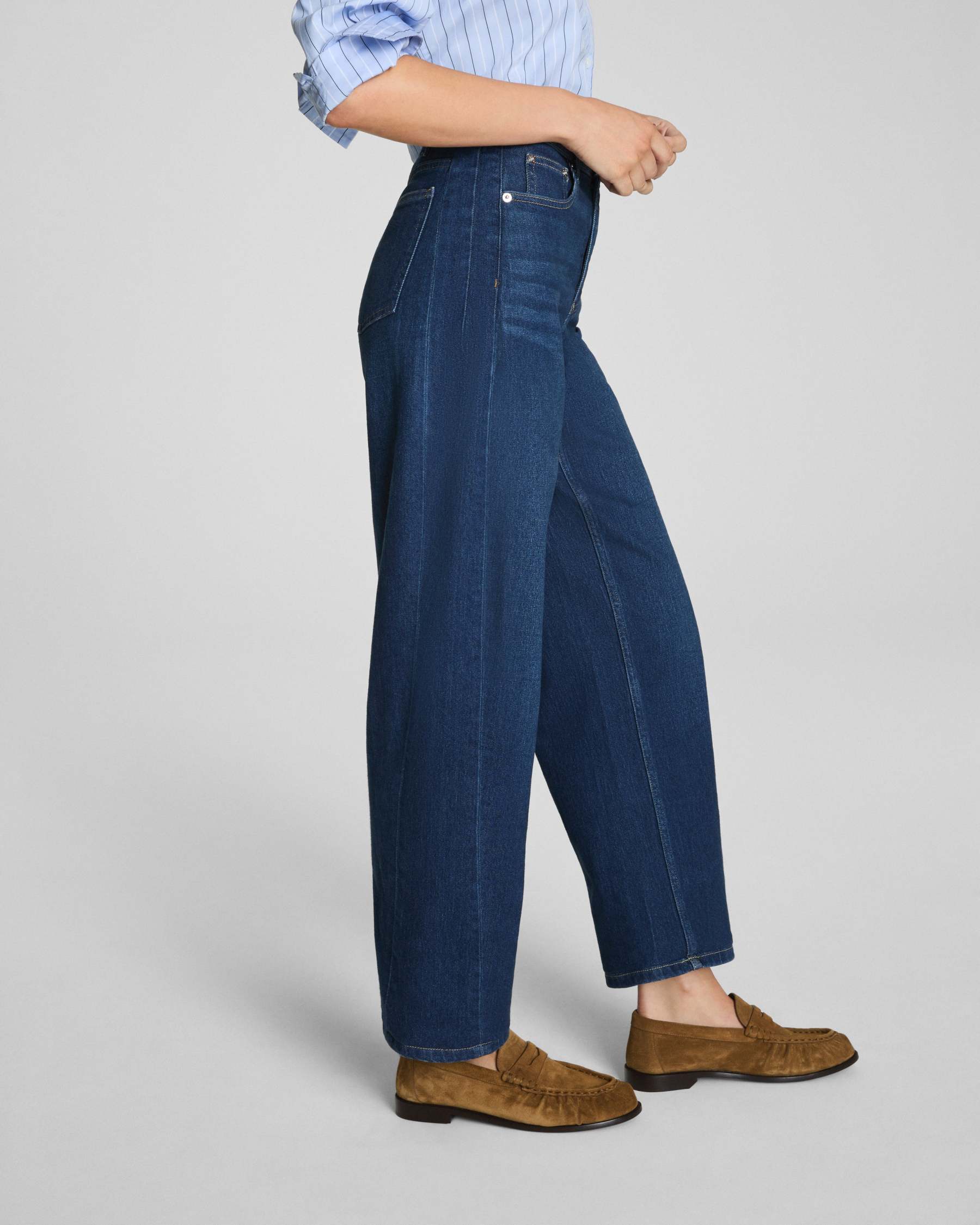 Tummy Control Shape Authentic 360 Barrel Leg Jeans (Buy 2 Free Shipping)