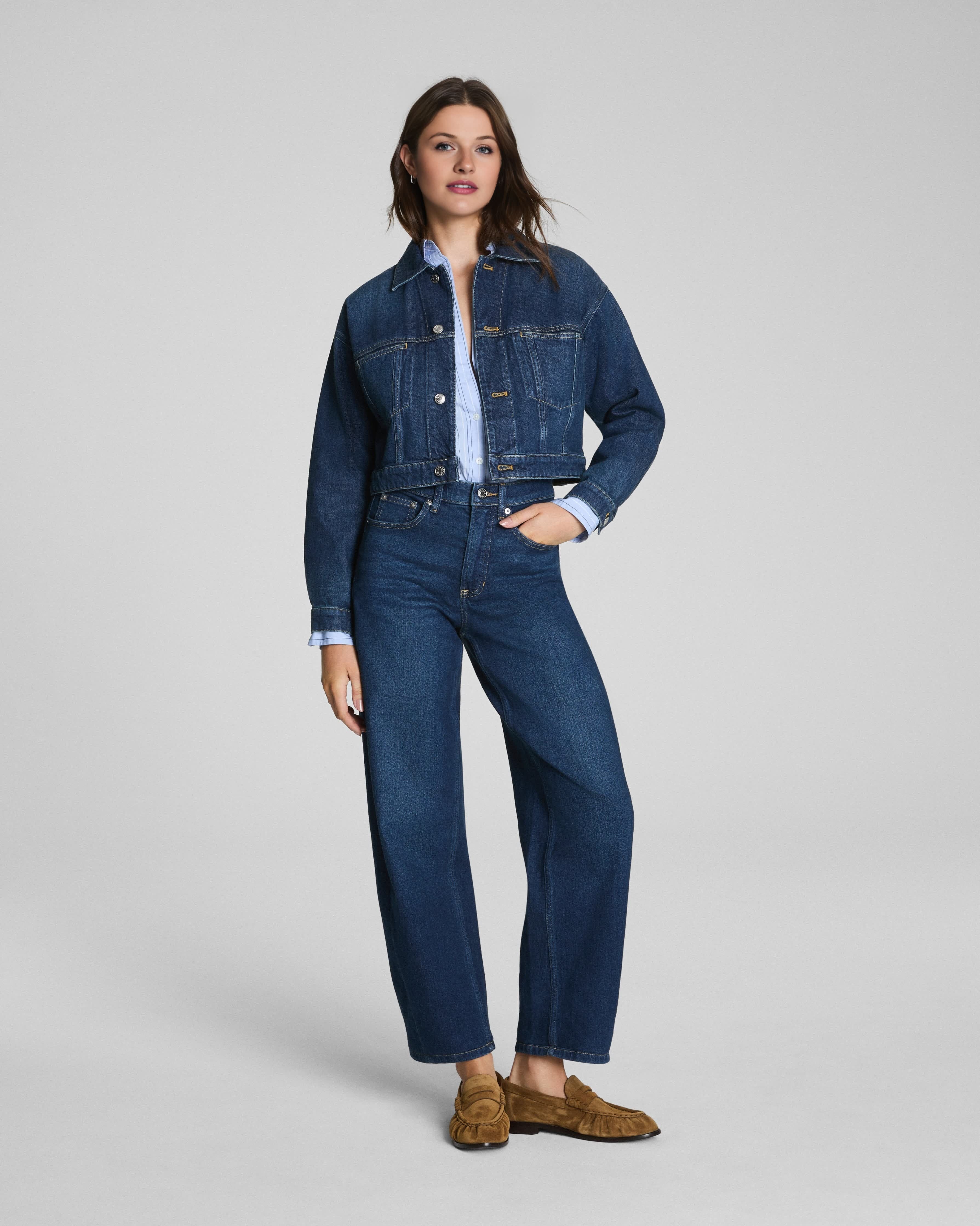 Tummy Control Shape Authentic 360 Barrel Leg Jeans (Buy 2 Free Shipping)