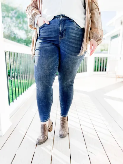 High Rise Tummy Control Skinny Jeans (Buy 2 Free Shipping)