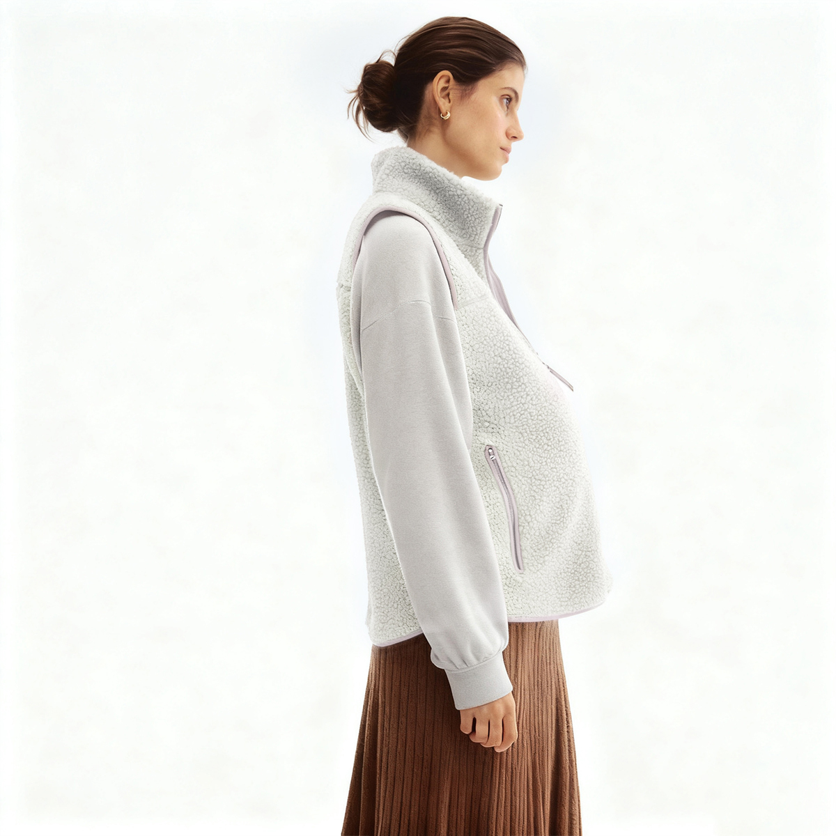 Pwest MAMA Before & After Babywearing Fleece Jacket & Vest (Buy 2 Free Shipping)