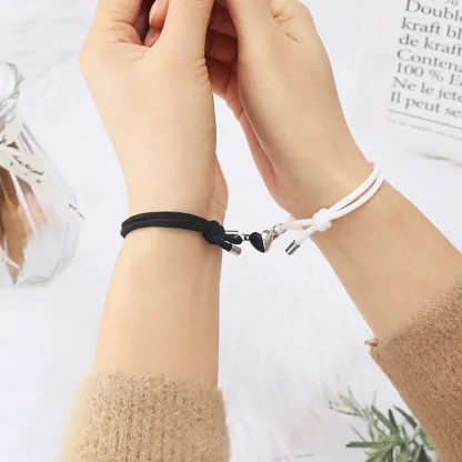 Magnetic Couples Bracelets Wine