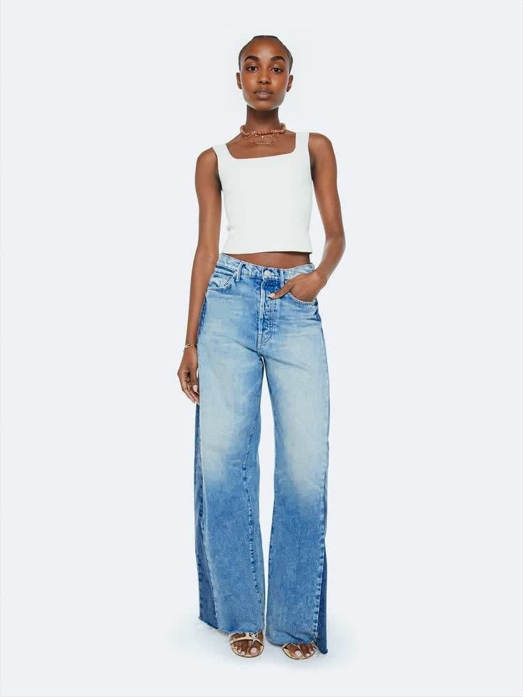 The Pipe Dream Button Sneak Fray Jean(Buy 2 Free Shipping)