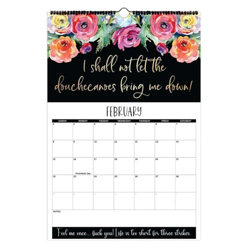 Here We F*cking Go Again: 2026 Swear Calendar for Tired-Ass Women