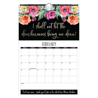 Here We F*cking Go Again: 2026 Swear Calendar for Tired-Ass Women