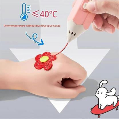 Pencil-Shaped 3D Printing Pen – The Ultimate Creative Gift for Kids This Christmas!