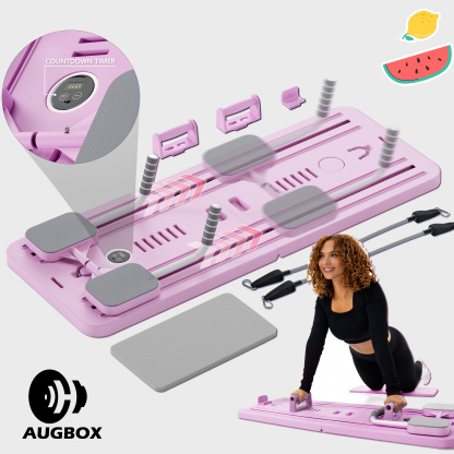 AUGBOX Multi-functional Pilates & Abdominal Board 8-in-1 Exercise Board