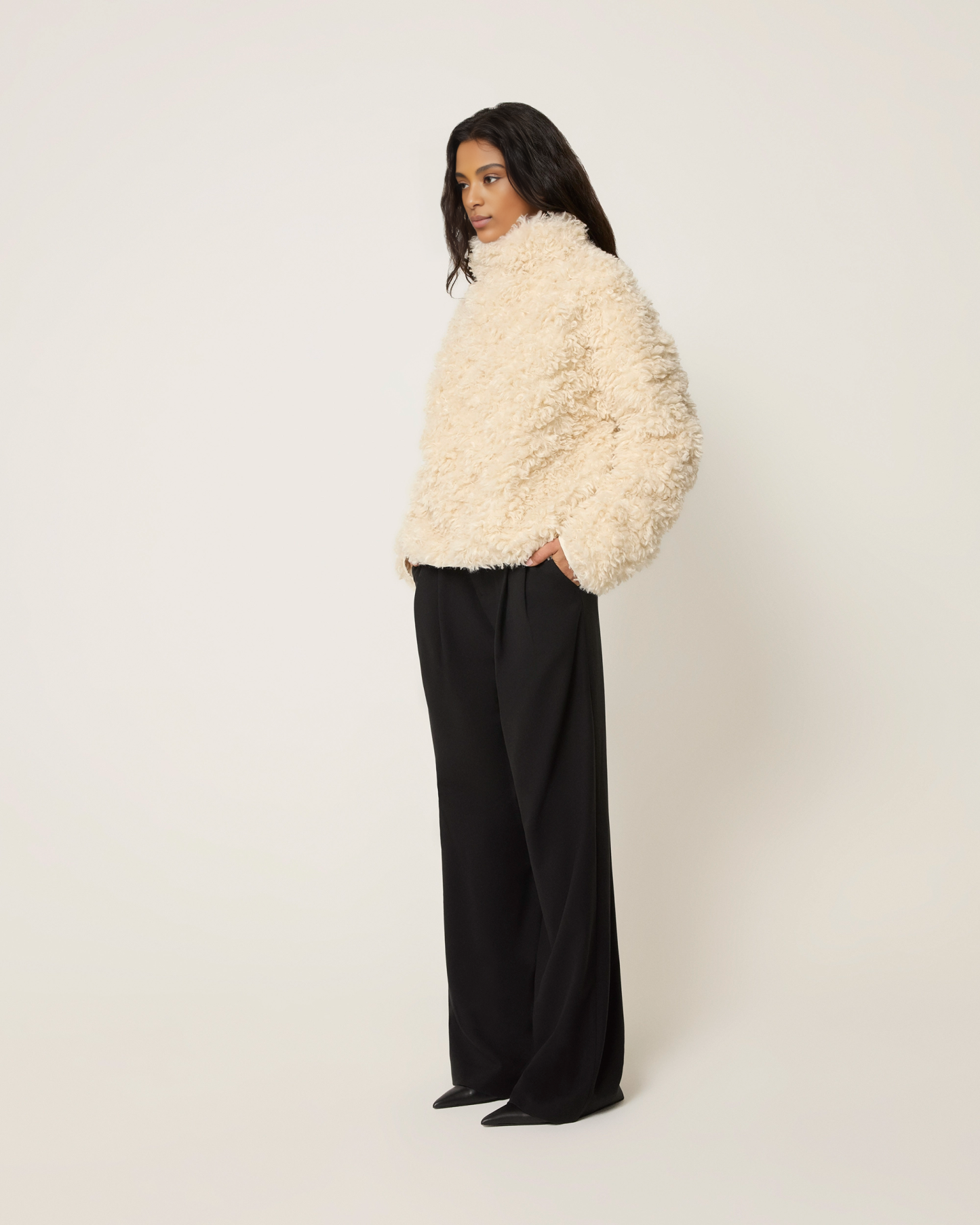 Kylie Shaggy Faux Fur Pullover(BUY 2 FREE SHIPPING)