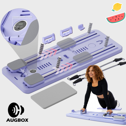 AUGBOX Multi-functional Pilates & Abdominal Board 8-in-1 Exercise Board