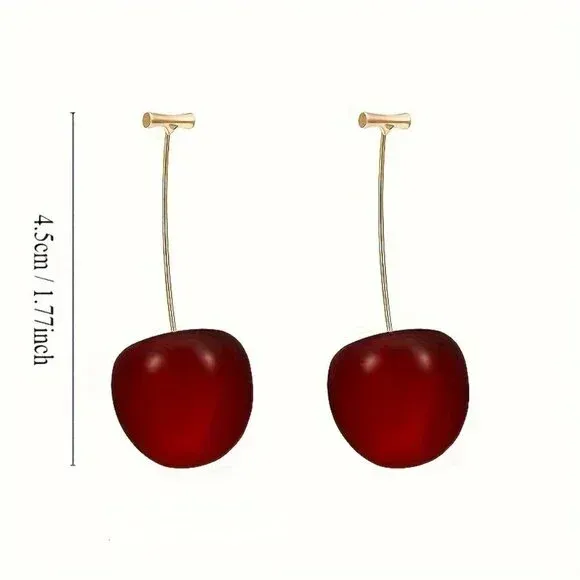 Best Seller 🔥NEW Long Cherry Drop Earrings
