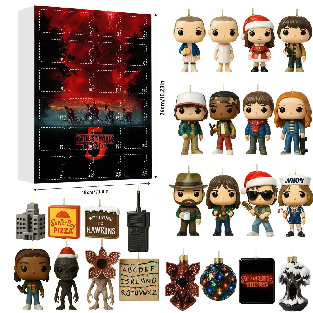 Stranger Things Christmas Countdown Calendar Blind Box