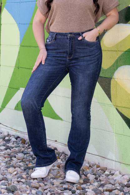 One For You, Me, And Her High-Rise Slim Fit Bootcut Denim(BUY 2 FREE SHIPPING)
