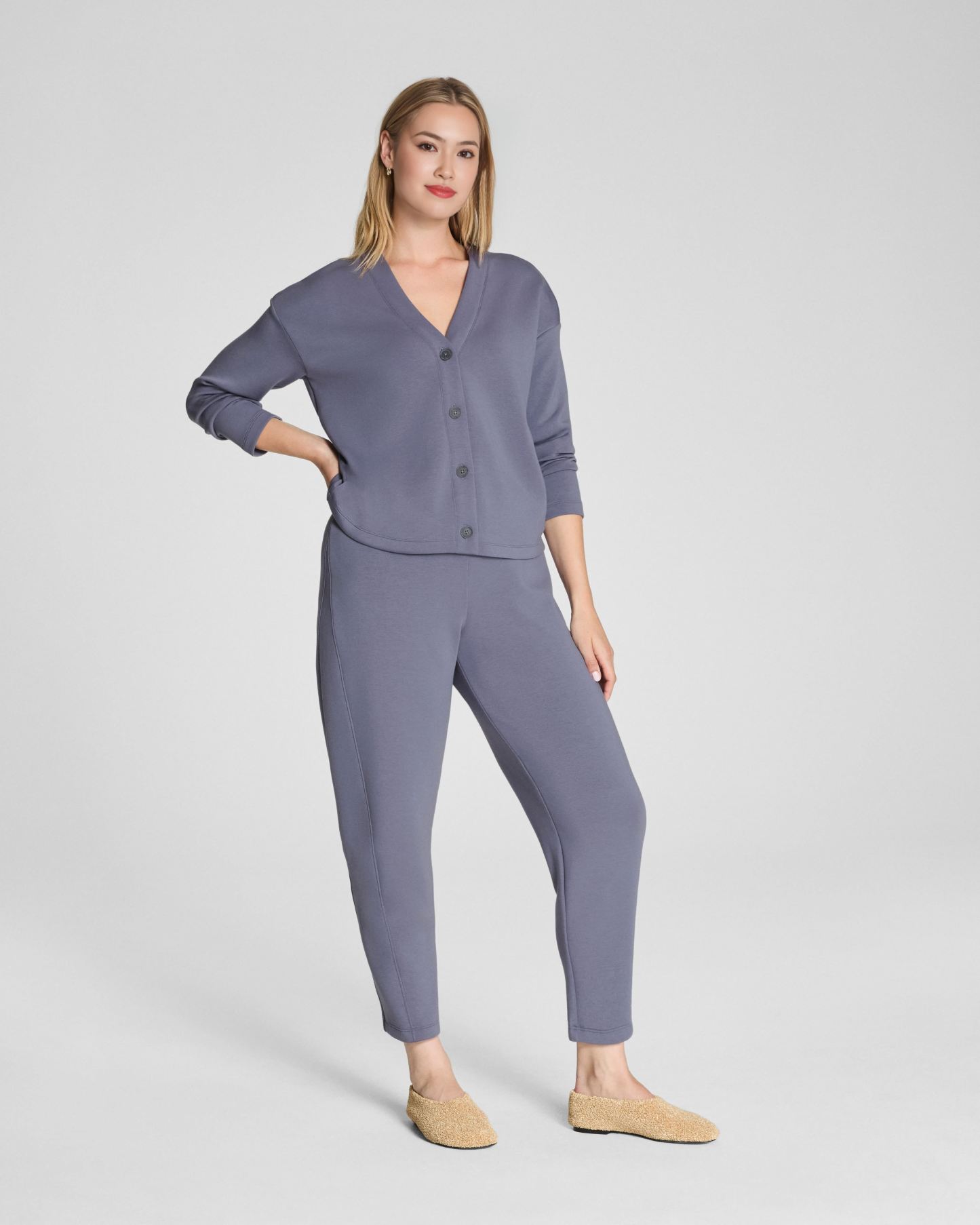 AirEssentials Cardigan Barrel Pant Set (Buy 2 Free Shipping)