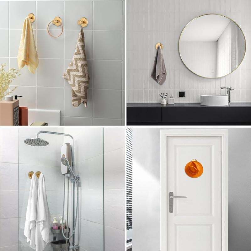 🔥2 Packs Suction Cup Hooks for Shower