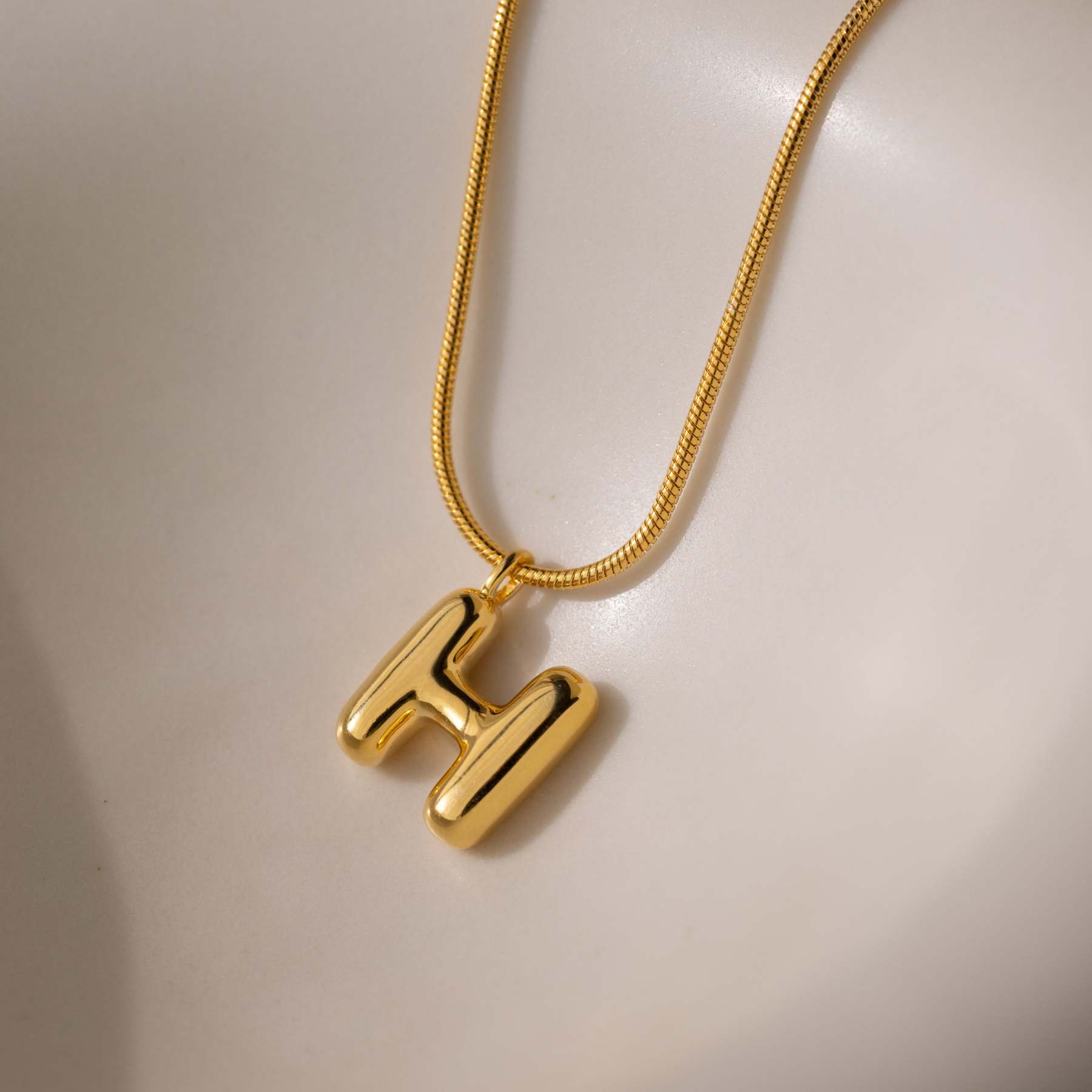 ??Bubble Letter Necklace