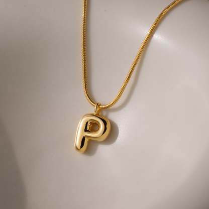 ??Bubble Letter Necklace