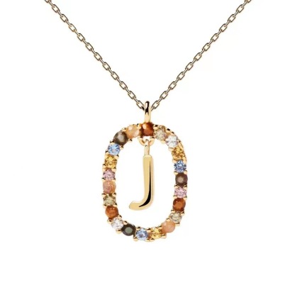 Personalized Gemstone Initial Necklace??A Symbol of Uniqueness