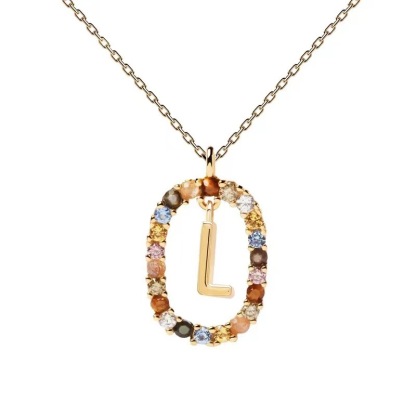 Personalized Gemstone Initial Necklace??A Symbol of Uniqueness
