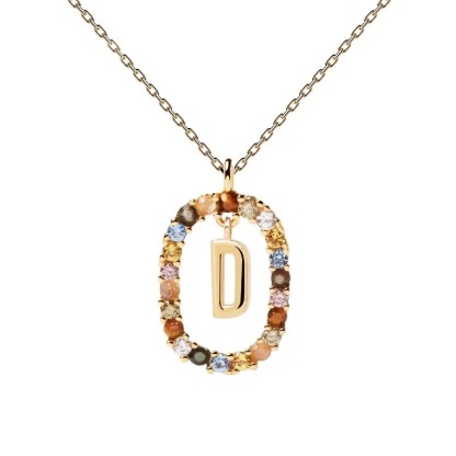 Personalized Gemstone Initial Necklace??A Symbol of Uniqueness