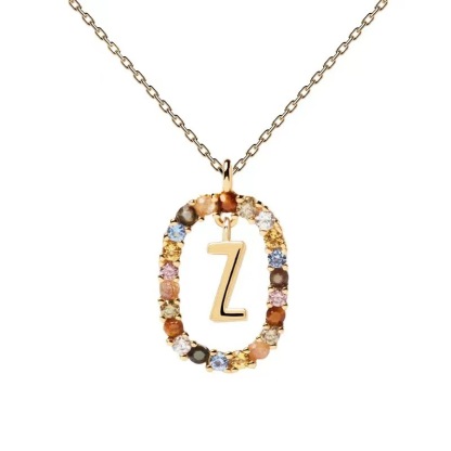 Personalized Gemstone Initial Necklace??A Symbol of Uniqueness