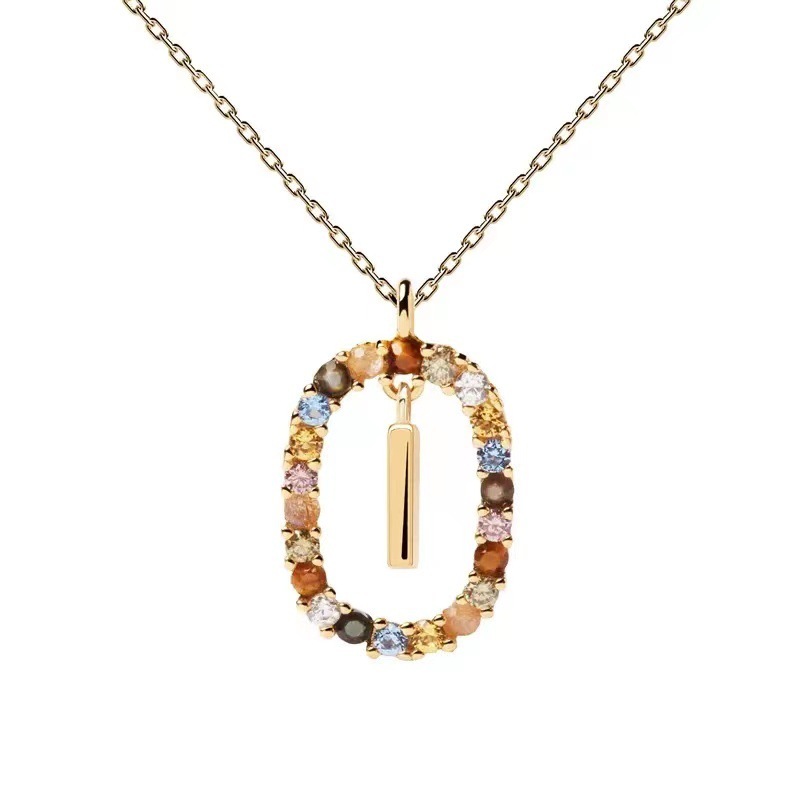 Personalized Gemstone Initial Necklace??A Symbol of Uniqueness