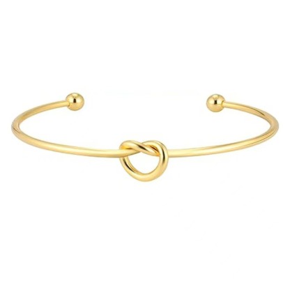 Layered Knot Cuff Bracelets: A Symphony of Shimmer