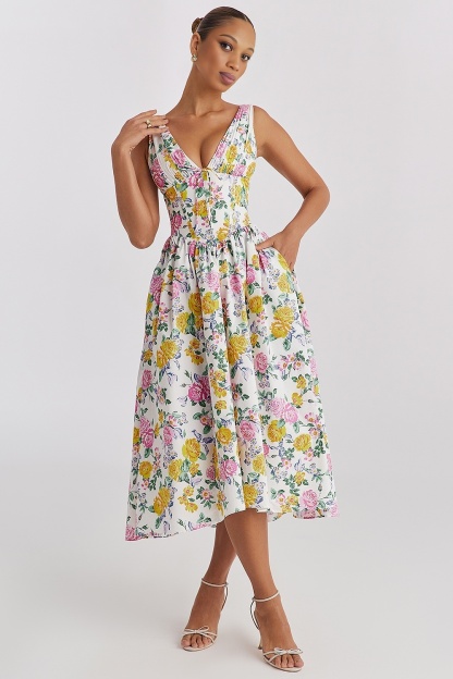 Emmelina Cotton Corset Sundress(BUY 2 FREE SHIPPING)