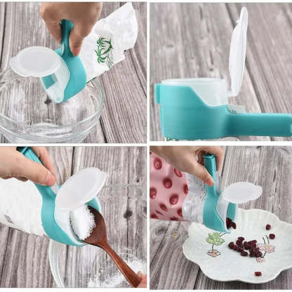 Food Storage Clips with Pour Spouts