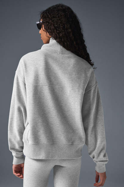 Hazy Mock Neck Pullover(Buy 2 Free Shipping)